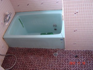 お風呂施行前 お風呂施行前